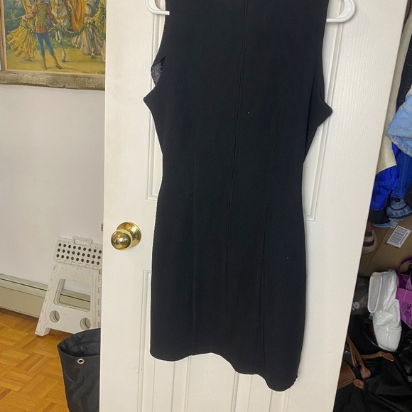 BLACK VINTAGE mini dress. y2k early 90s very Julia Roberts in pretty woman - Picture 3 of 3